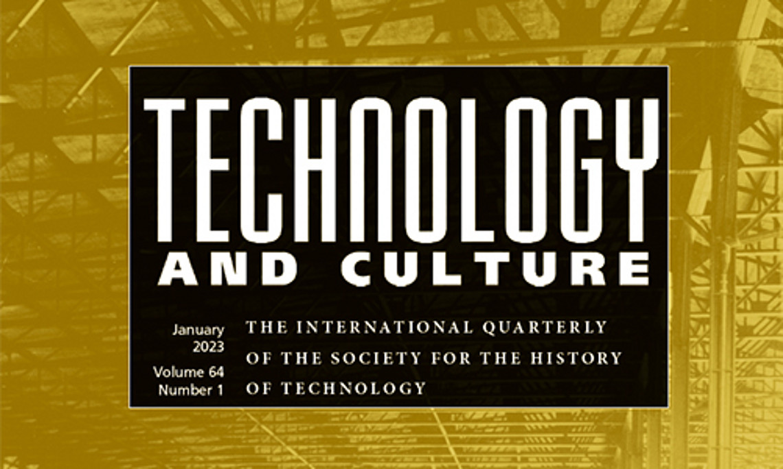 Bild von "Technology and culture", gelber Hintergrund, schwarzer Block mit weißem Titel