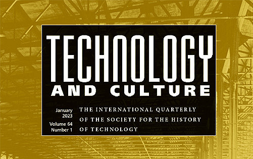 Bild von "Technology and culture", gelber Hintergrund, schwarzer Block mit weißem Titel 