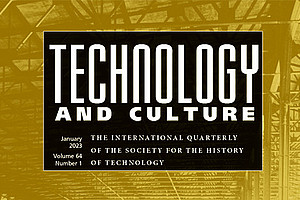Bild von "Technology and culture", gelber Hintergrund, schwarzer Block mit weißem Titel