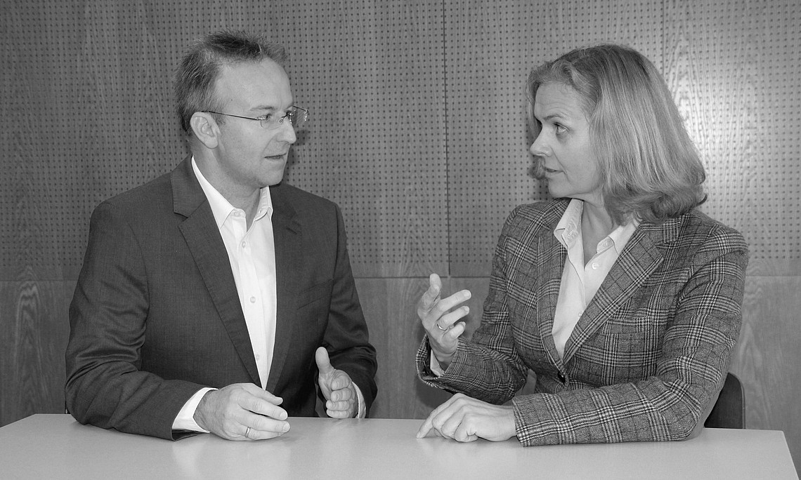 Univ.-Prof.in Dr.in Elisabeth Staudegger und Assoz. Prof. Dr. Christian Bergauer