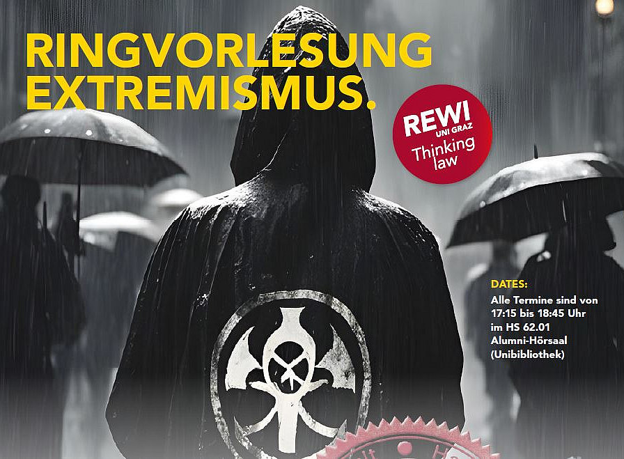 Plakat Ringvorlesung Extremismus 