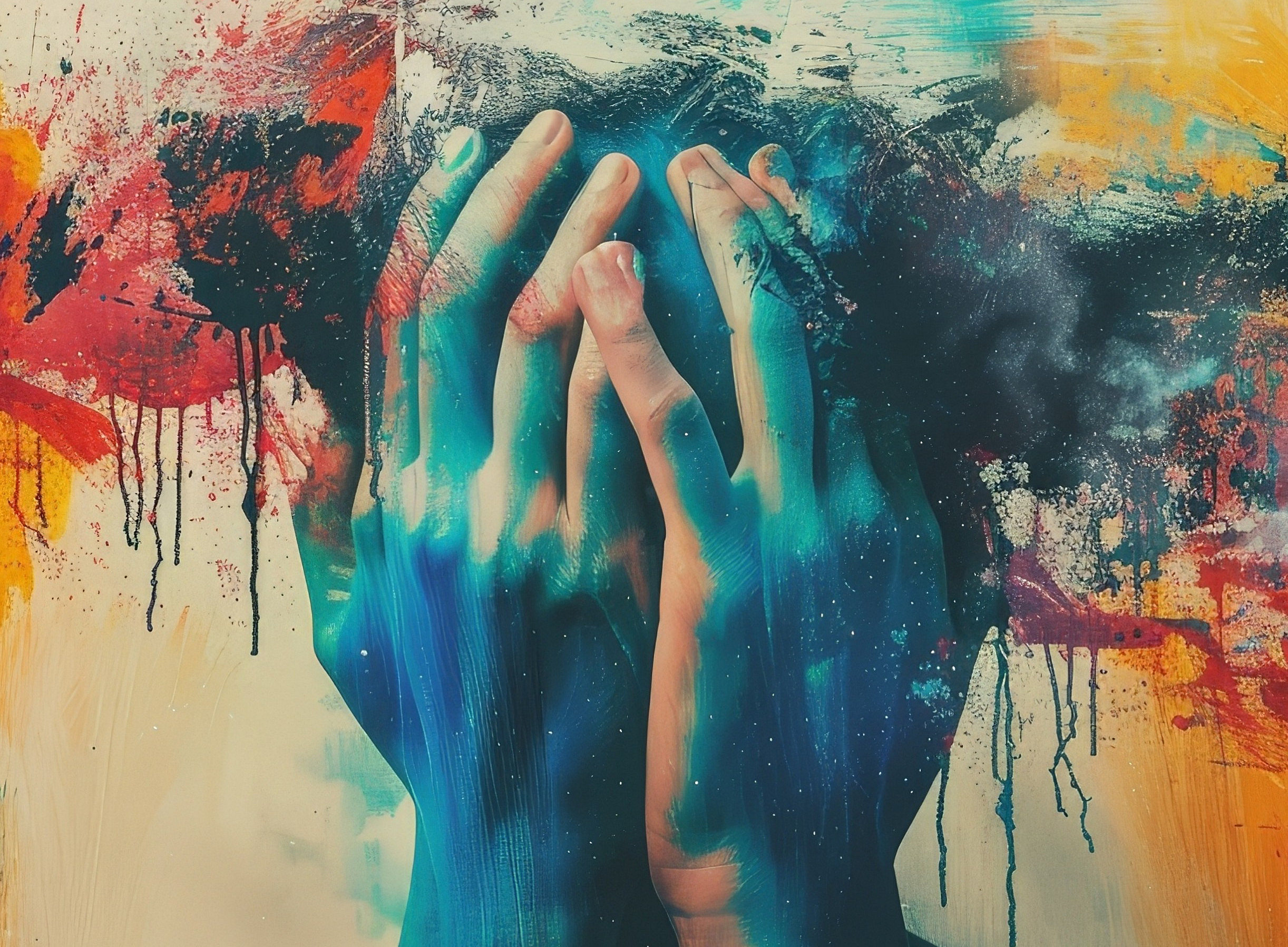 Grafik Hinter Händen verborgenes Gesicht ©Srisa / Adobe Stock