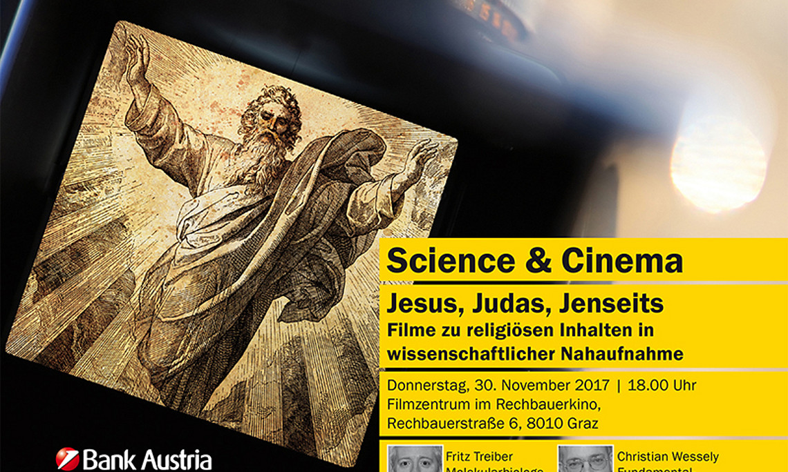 Theologe Christian Wessely unterzieht bei Science & Cinema Filmen zu religiösen Themen einer wissenschaftlichen Nahaufnahme.