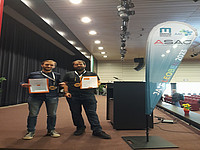 Martin and Marc at the award ceremony at JAF 2023