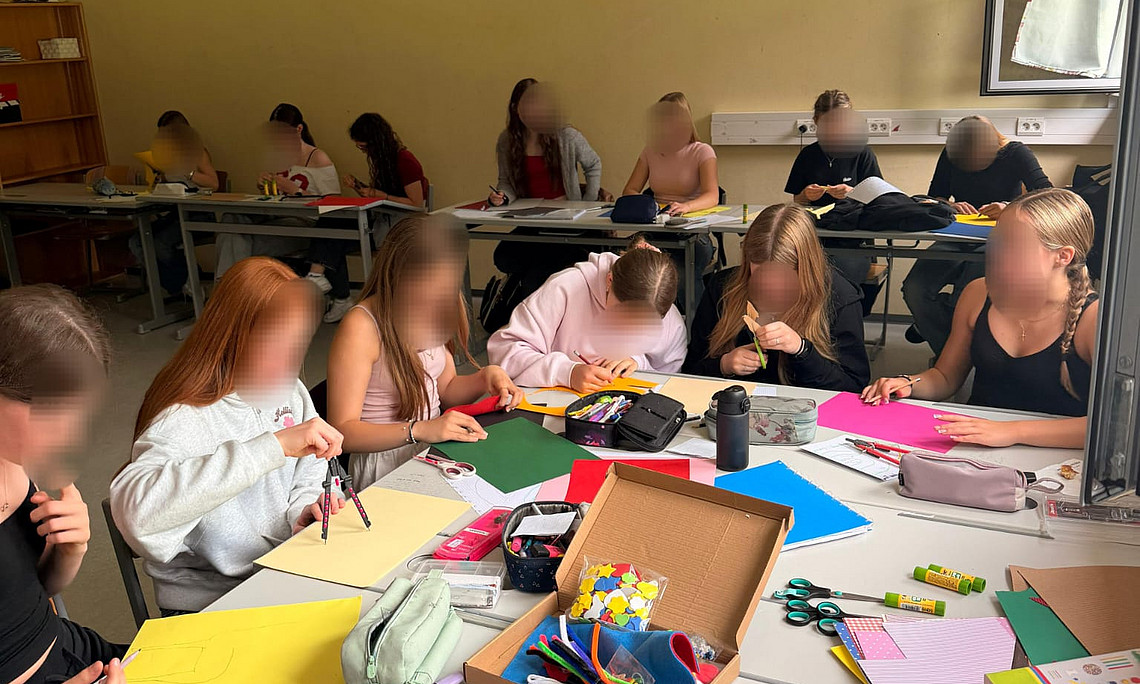 Students crafting their language system models