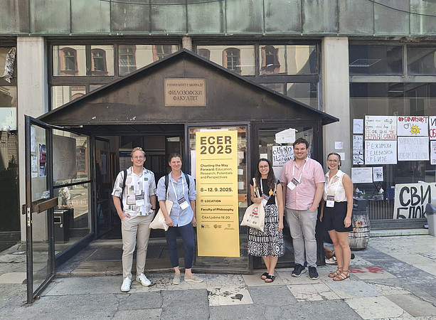 LeSeDi Dissertant*innen bei der ECER ©uni-graz.at/Andrea Kogler