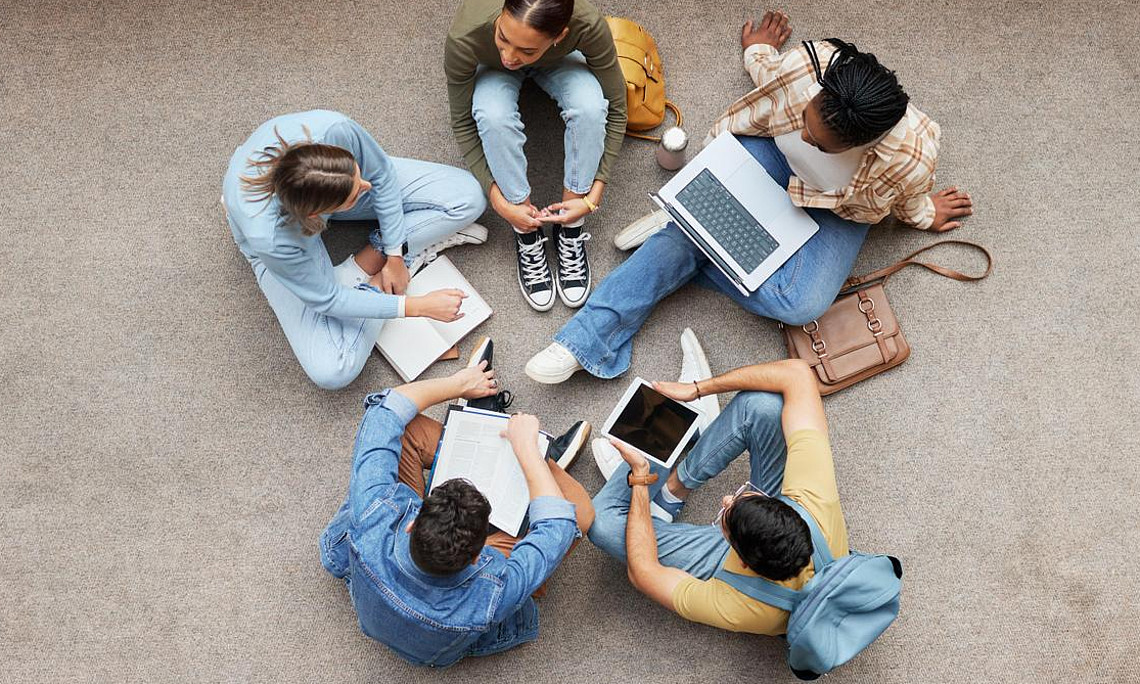 Gruppe von Studierenden 