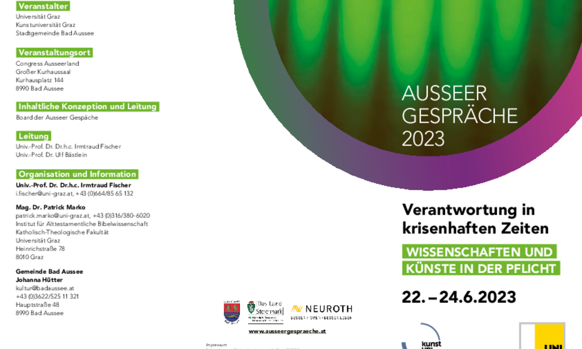 Folder Ausseer Gespräche