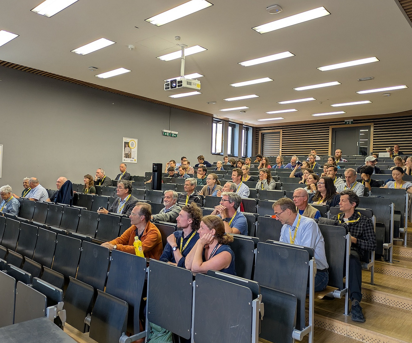 Auditorium beim Vortrag