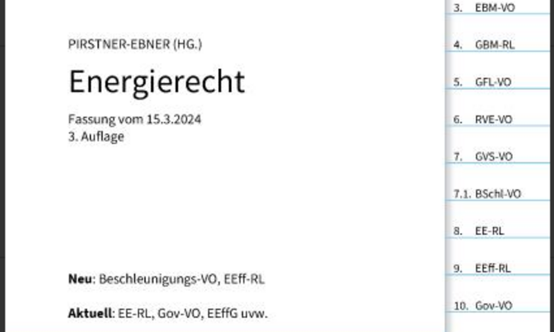 cover von energierecht