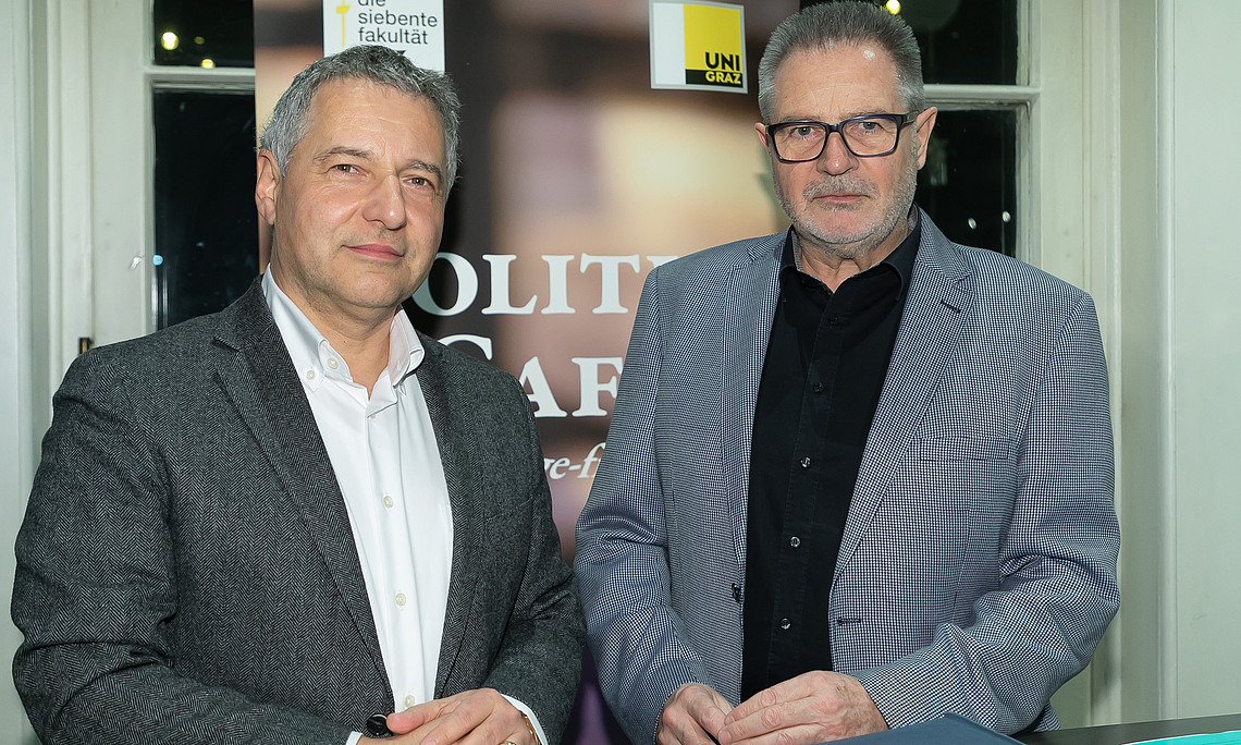 Gastgeber Markus Steppan (links) mit Josef Mock (Foto: Markus Steppan/ Oliver Wolf)