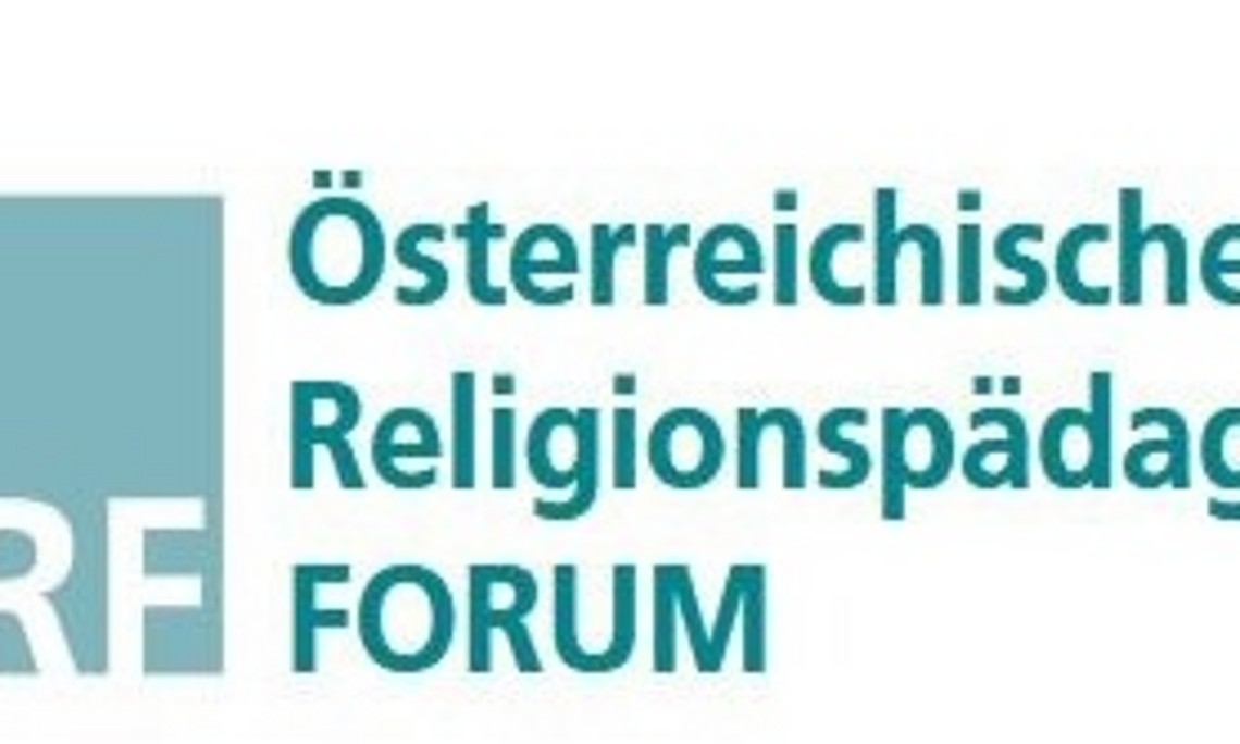 Österreichisches Religionspädagogisches Forum Schriftzug in türkis