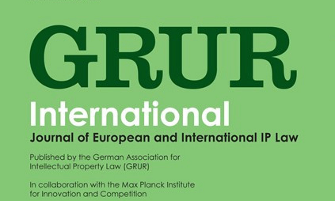 Cover of GRUR international