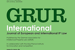 Cover of GRUR international