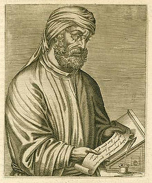 Ein Bild von Tertullian indem er Priestergewand trägt 