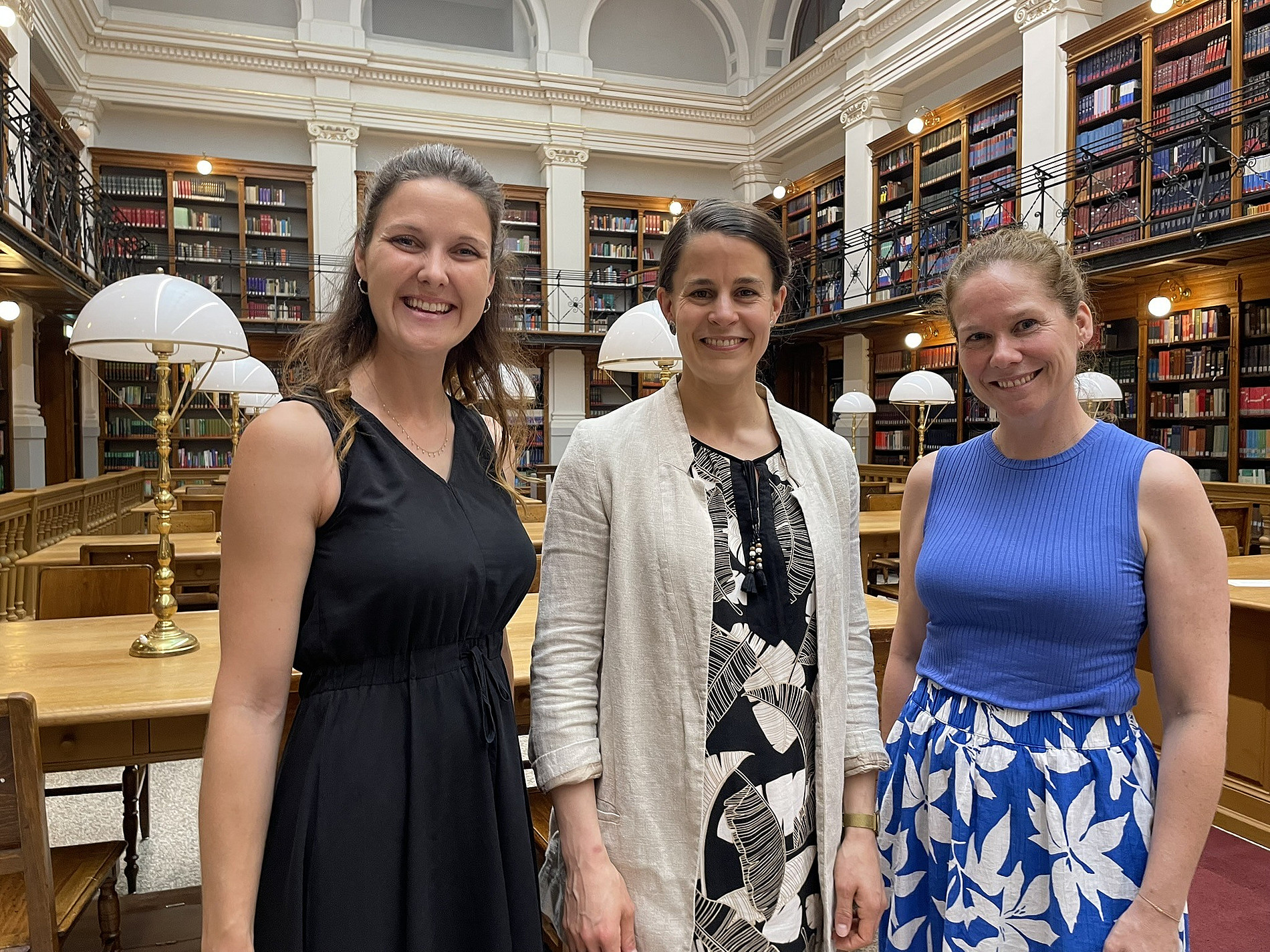 Angelika Bernsteiner, Lilith Rüschenpöhler und Sonja Peitler-Hasewend beim FUTURE EDUCATION Talk 4 ©B. Kluger