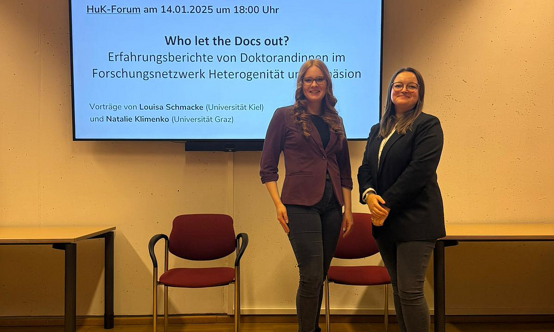 Louisa Schmacke und Natalie Klimenko