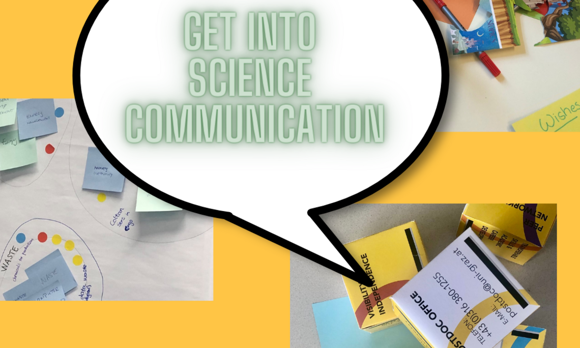 Science Communication Canva Grafik
