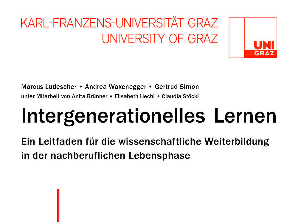 Cover ©Zentrum für Weiterbildung, Universität Graz