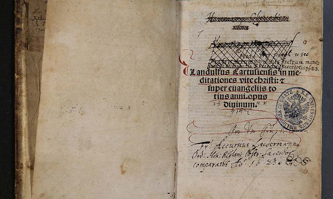 Ludolphus de Saxonia. Brixie. 1495. Sign.: Ink I 8740.