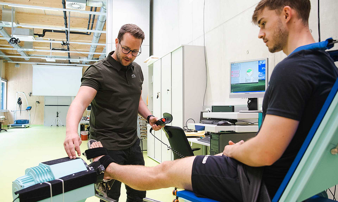 Untersuchung am Trainings- und Diagnostikzentrum