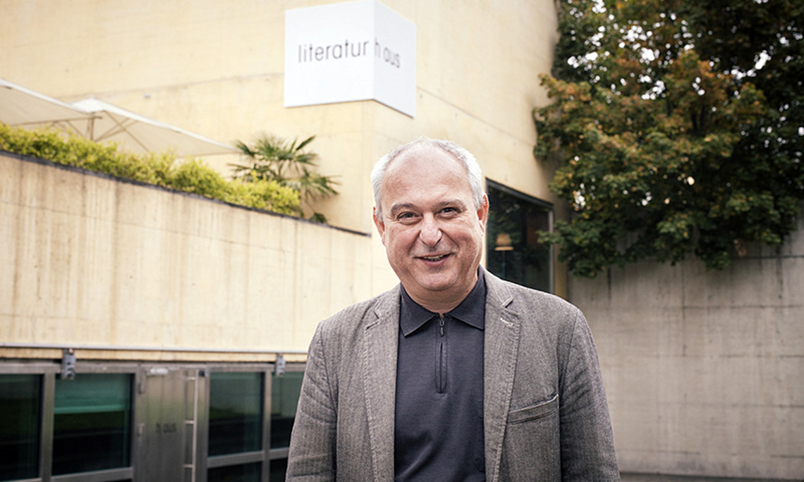 Leiter Klaus Kastberger hat große Pläne für das Literaturhaus und das Franz-Nabl-Institut. Foto: Clara Wildberger
