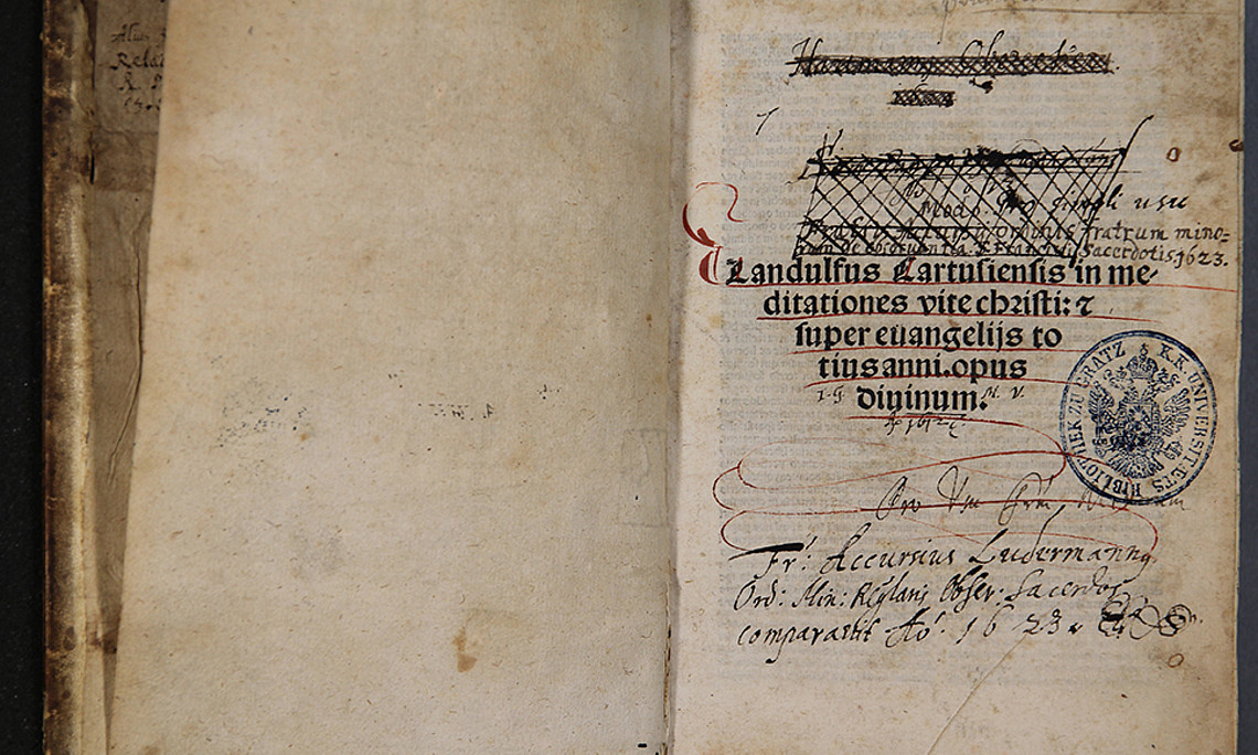 Landulfus Cartusiensis in meditationes uite christi
