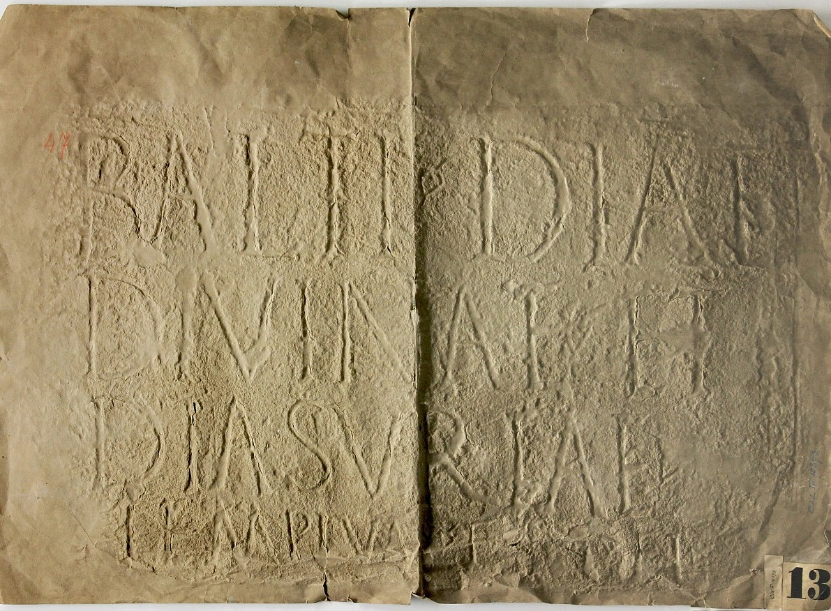 Weihinschrift 