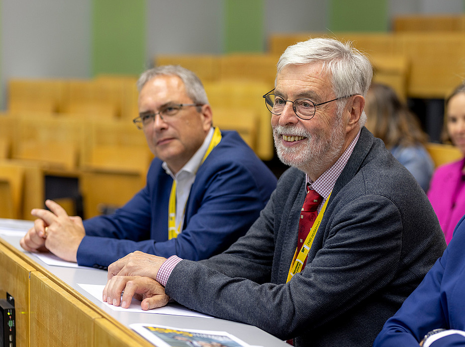 Peter Riedler. Helmut Konrad, Jubilar:innen bzw. Besucher:innen ©Uni Graz / Kanizaj