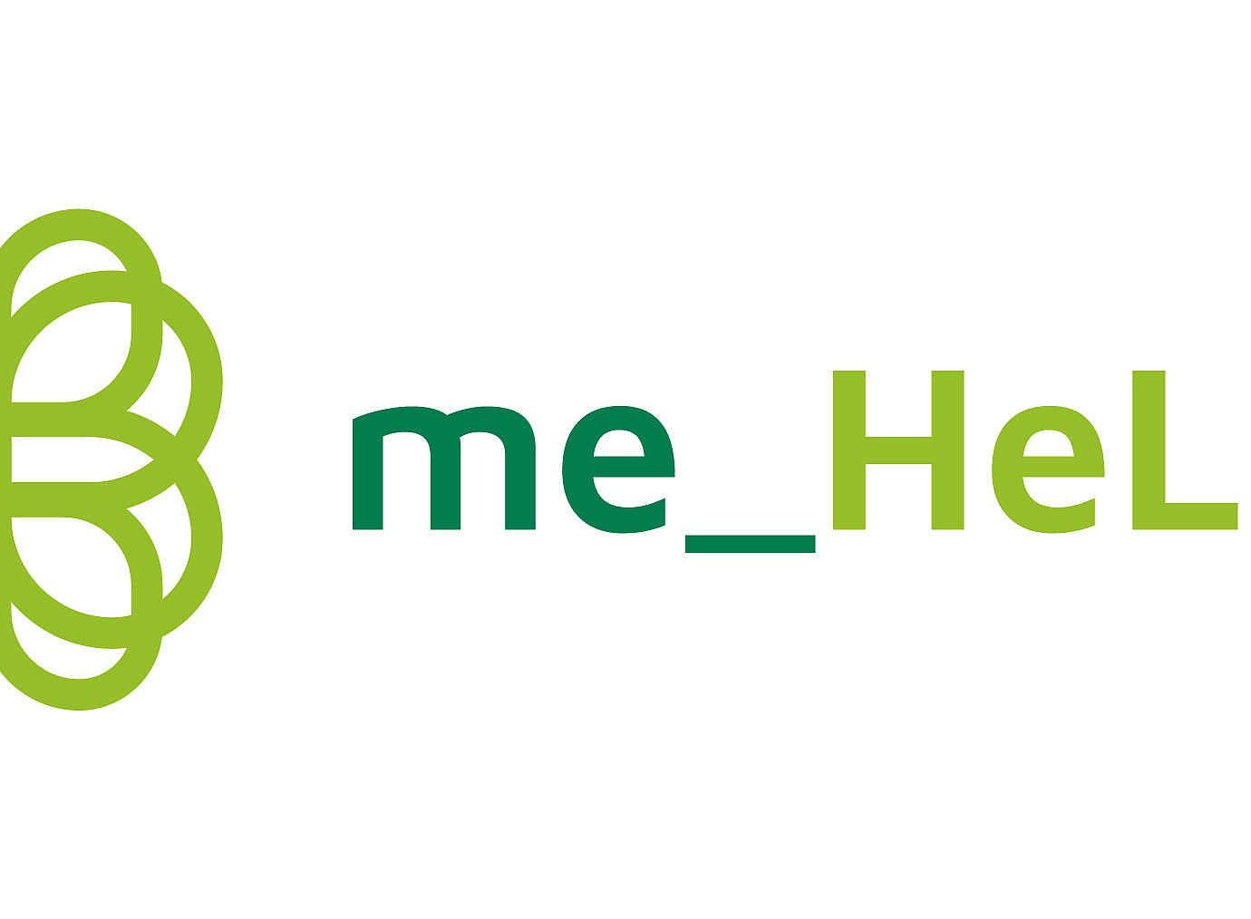 Logo me Heli-D grüne Blume Copyright Project me_HeLi-D ©Projekt me HeLi D