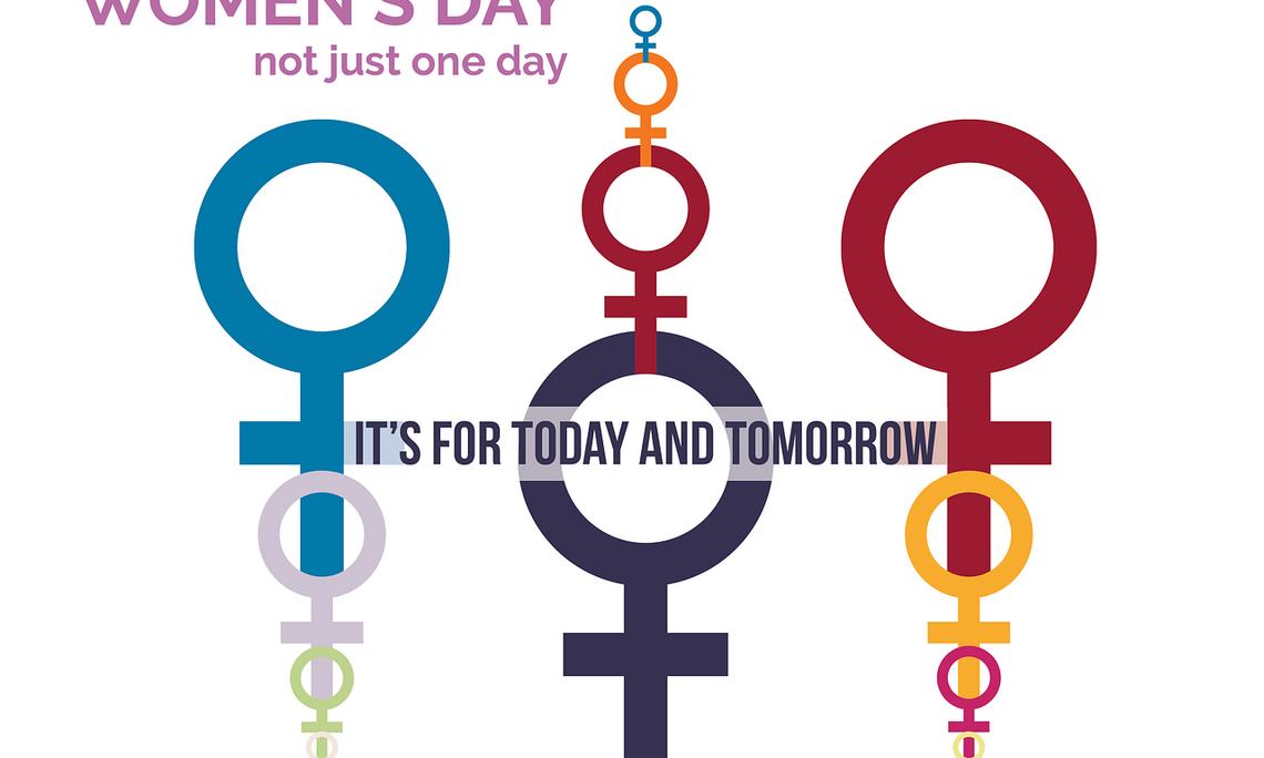 Plakat zum Women's Day
