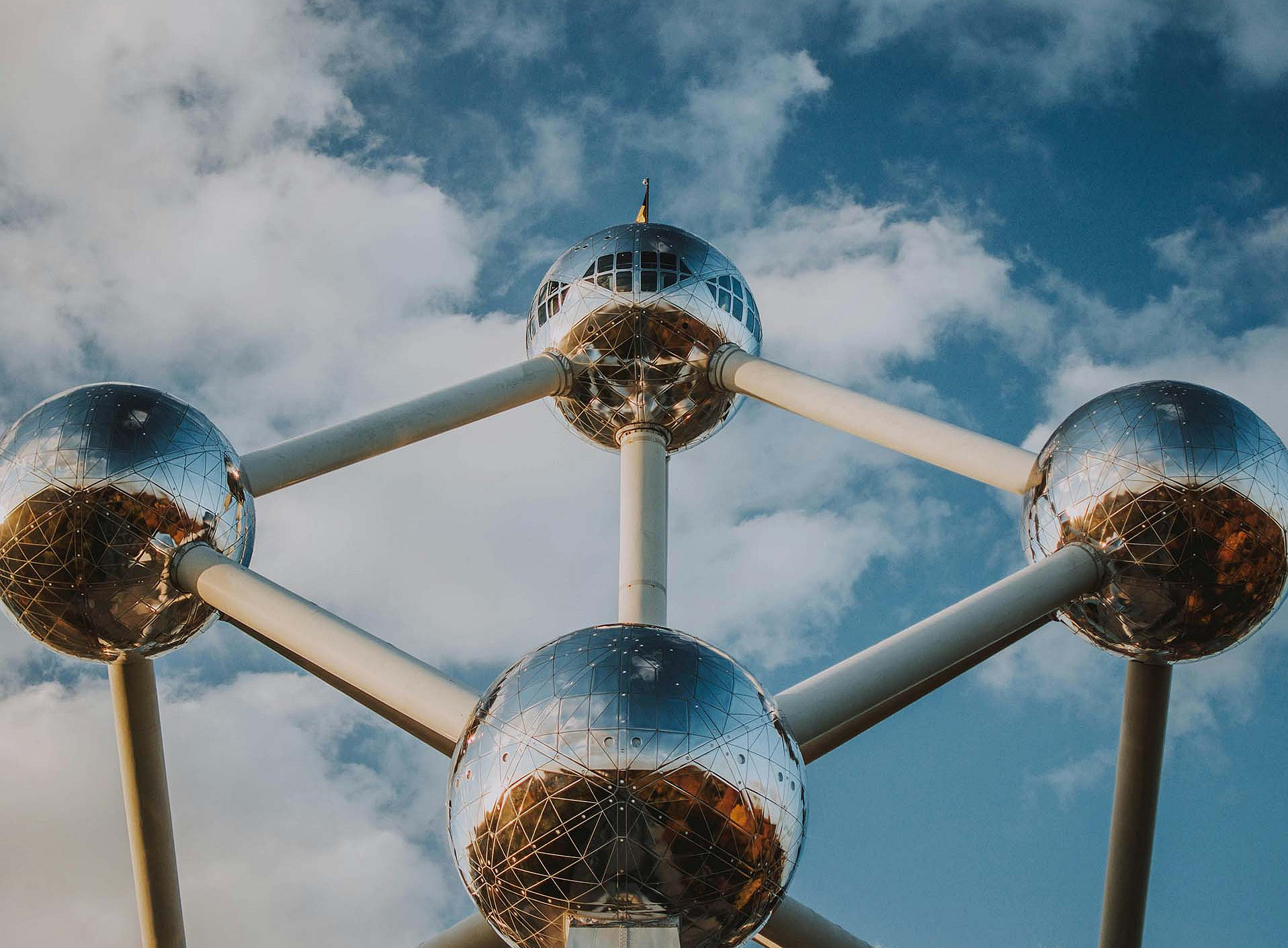 Blick auf Atomium in Brüssel ©pexels lilartsy