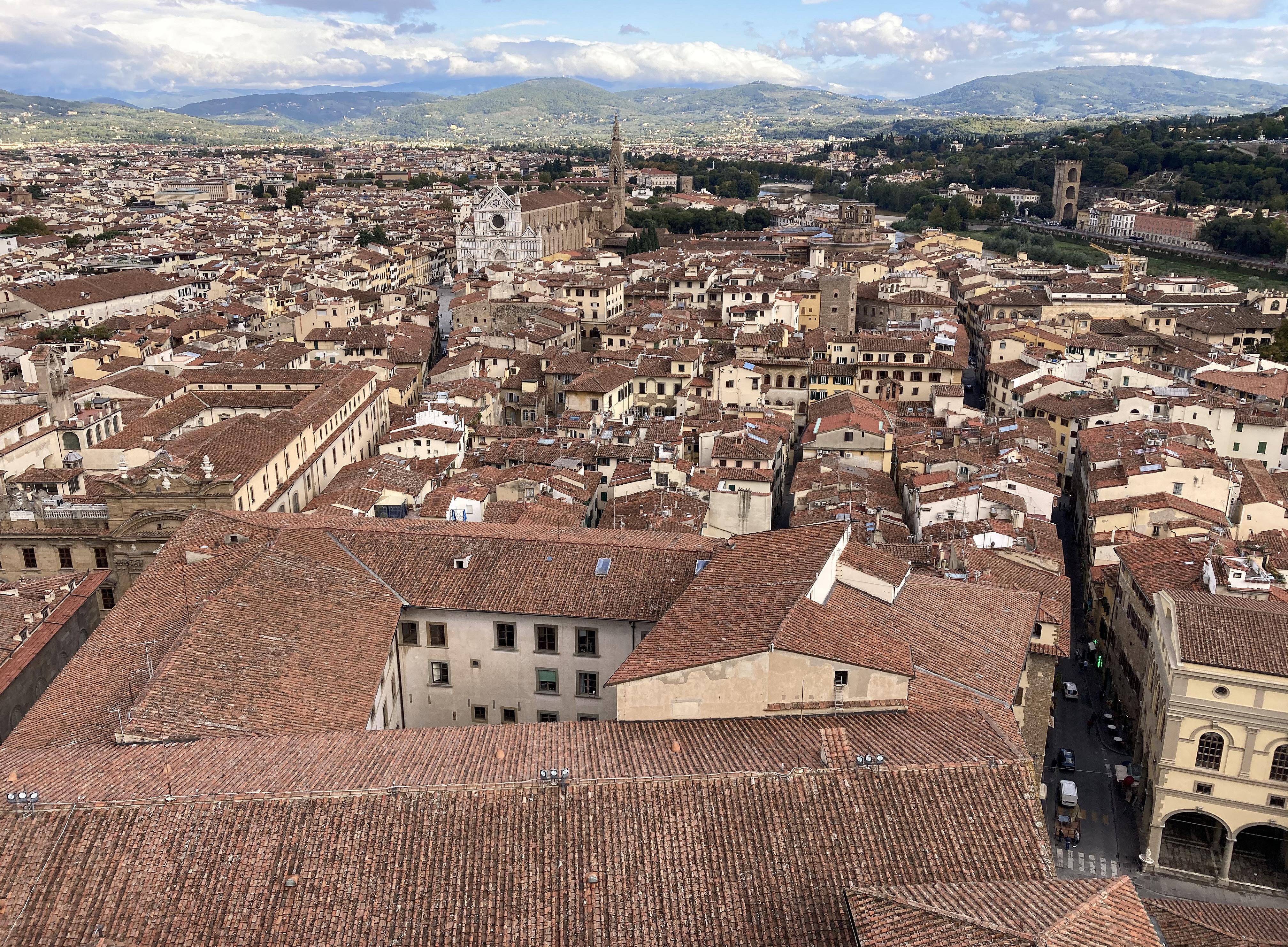 Ansicht Florenz von oben ©Foto: Clara Nicolay, 2021