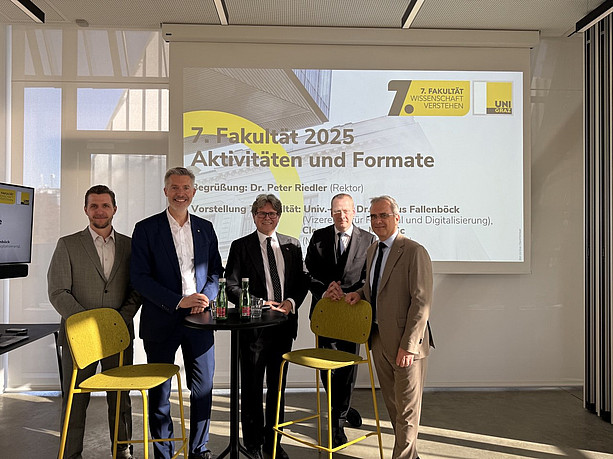 Erster Talk der 7. Fakultät ©Die 7. Fakultät