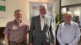 Prof. Bösch, Prof. Zechner, Prof. Stollberger (von links)
