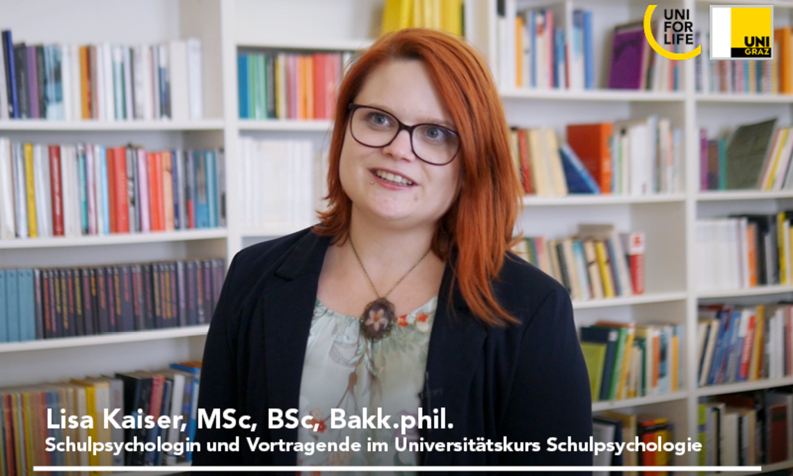 Schulpsychologie UNI for LIFE Interview mit Schulpsychologin Lisa Kaiser