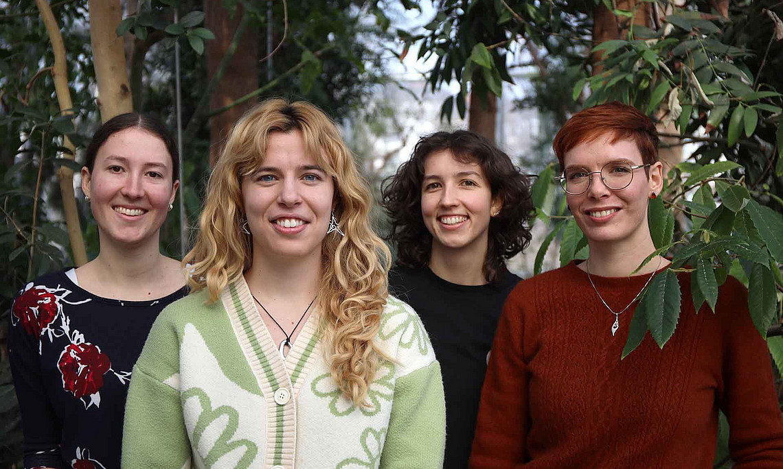 Hannah Schrettle, Sophie Döhrn, Em Hanny und Sarah Bürli (v. l.)