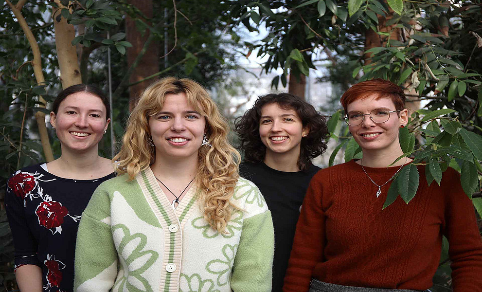 Hannah Schrettle, Sophie Döhrn, Em Hanny und Sarah Bürli (v. l.)