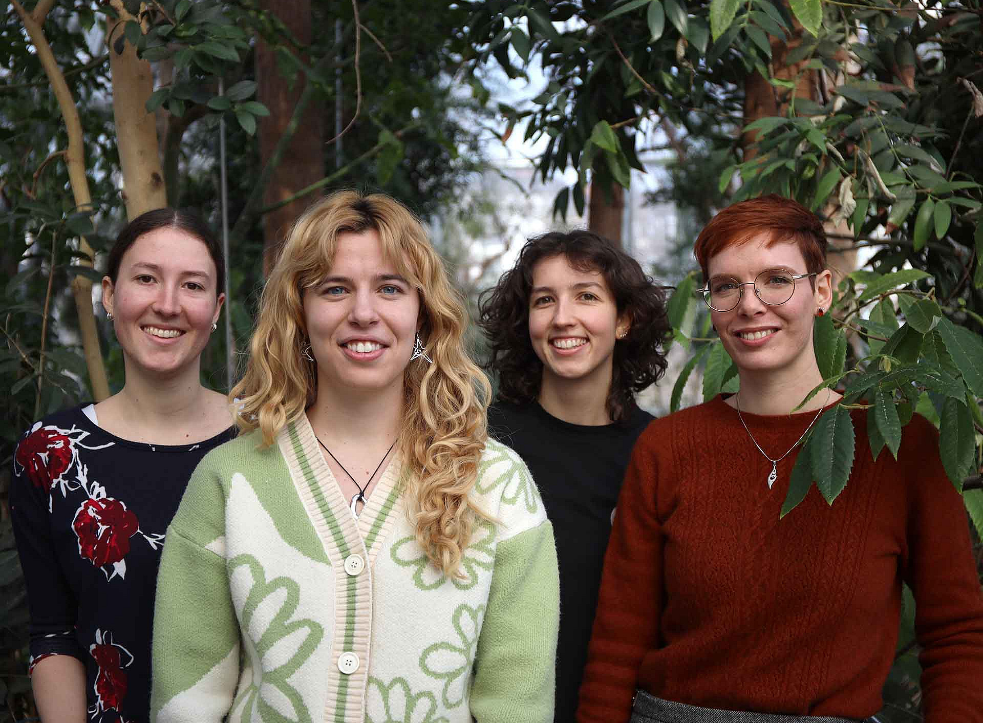 Hannah Schrettle, Sophie Döhrn, Em Hanny und Sarah Bürli (v. l.) 