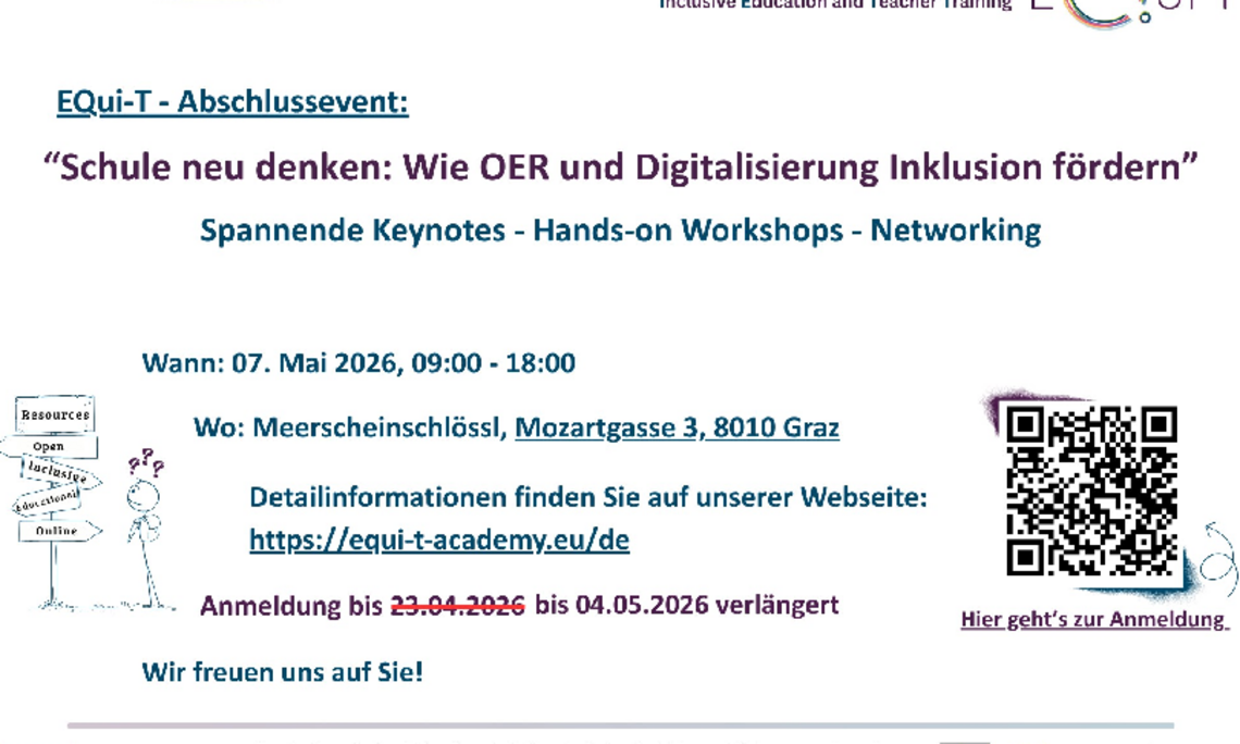 Einladung zum EQui-T Abschlussevent am 7. Mai 2026
