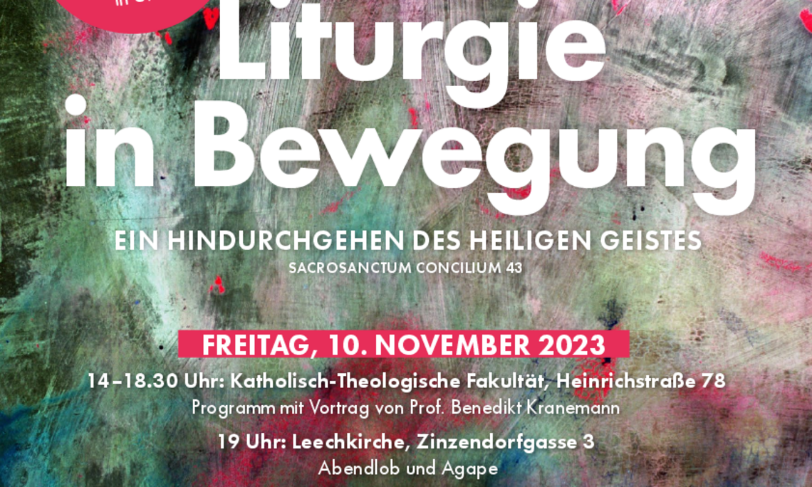 Das ist das Plakat für die Tagung "Liturgie in Bewegung"