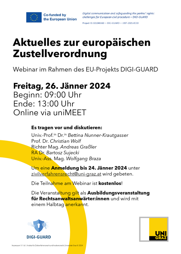 Aktuelles zur europäischen Zustellverordnung 