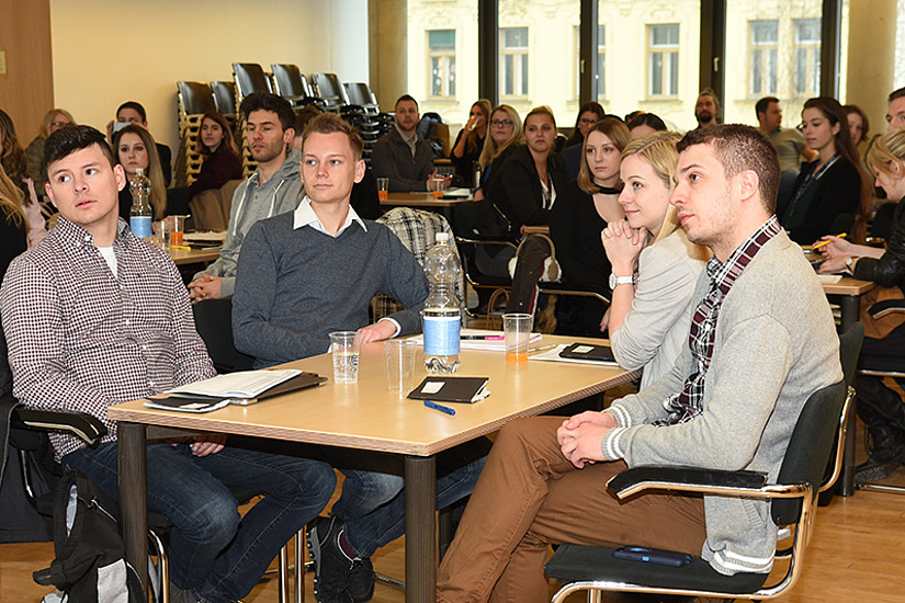 20 Studierende aus Graz und 19 Studierende aus Montclair nehmen an TEA teil. Fotos: Uni Graz/Leljak.