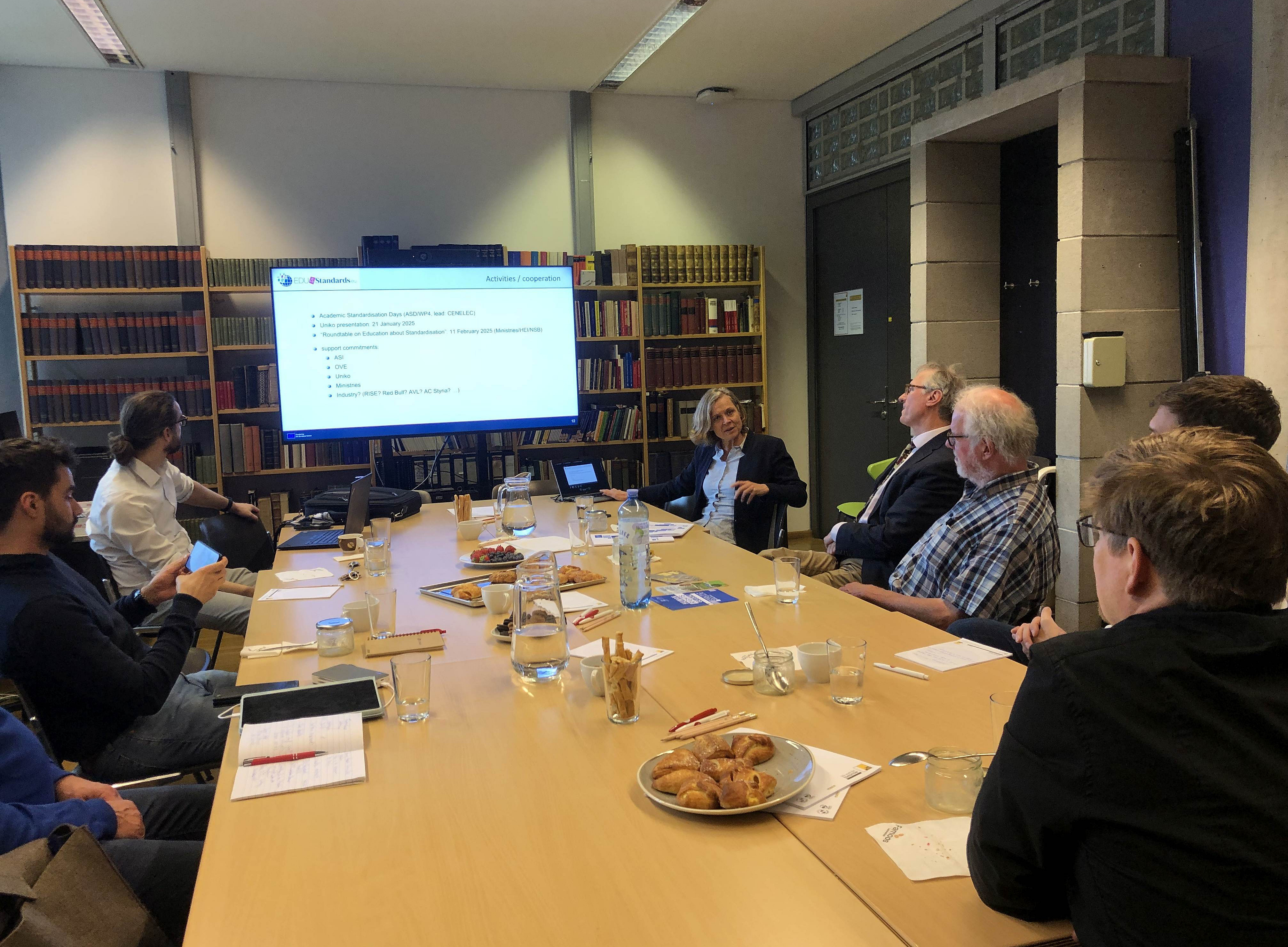 Workshop Edu4Standards.eu Intended Learning Outcomes April 2025, Forschungsnetzwerk Human Factor in Digital Transformation HFDT Universität Graz. ©Uni Graz/Zandonella