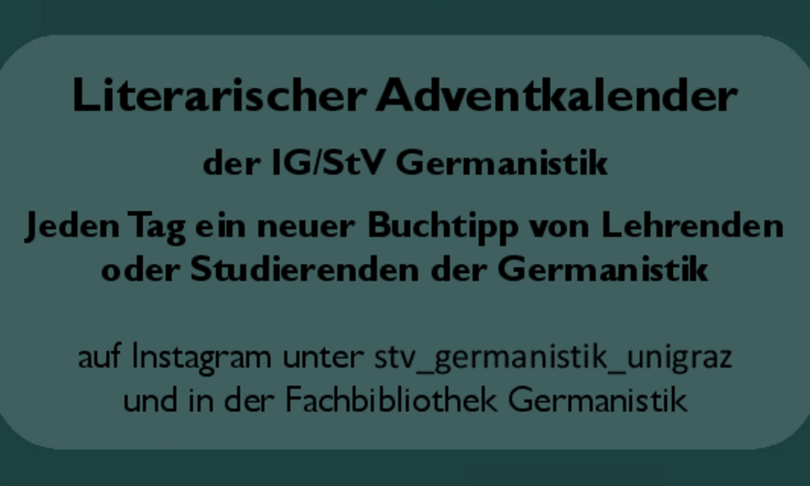 Plakat literarischer Adventkalender