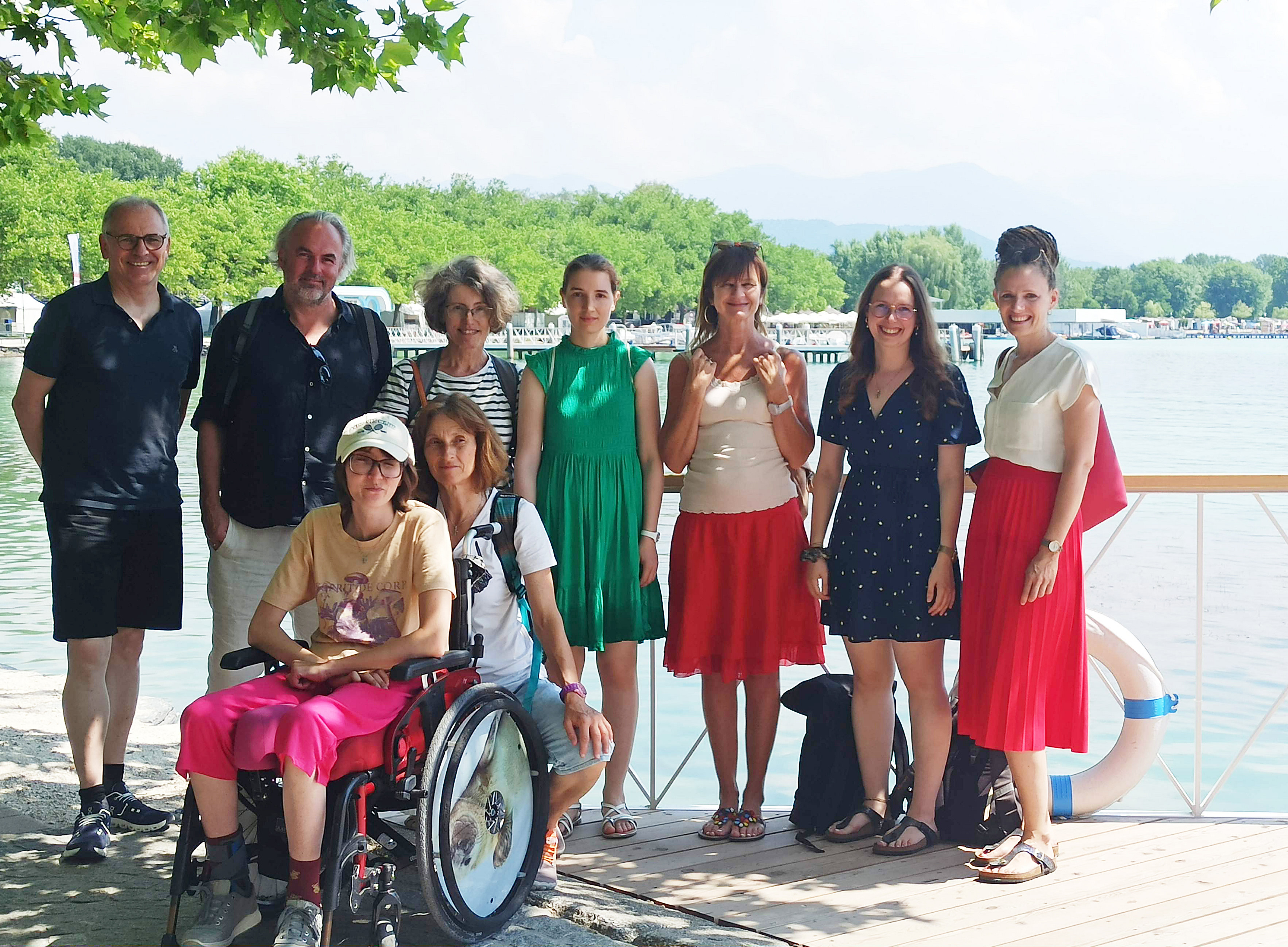 Institutsausflug: Gruppenfoto am Wörthersee ©Maria Purkarthofer