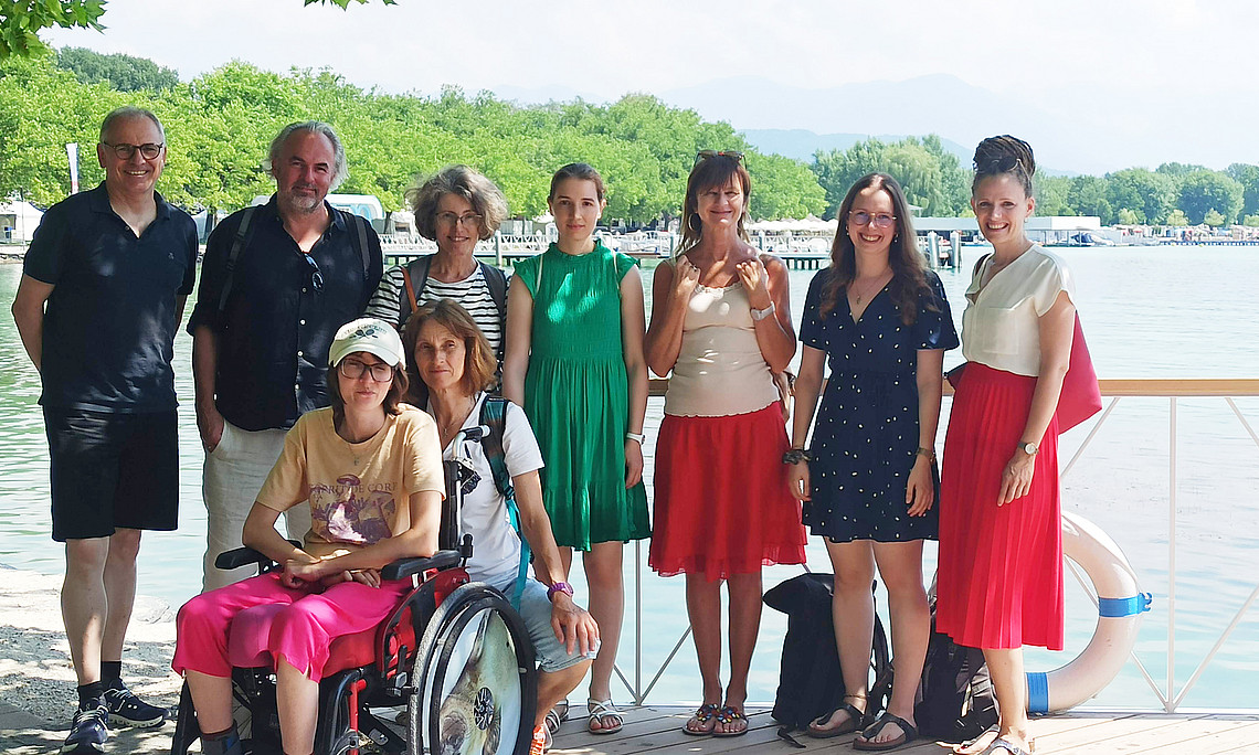 Institutsausflug: Gruppenfoto am Wörthersee