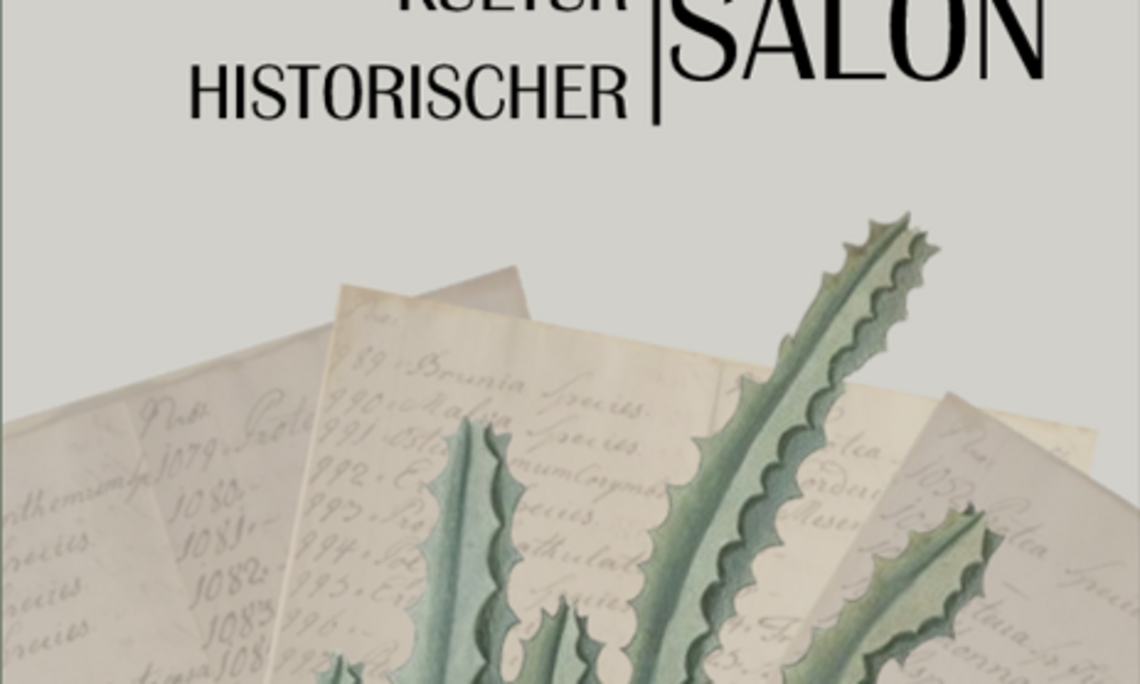 Grafik mit botanischen Zeichnungen