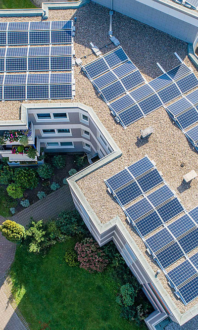 Photovoltaik auf Wohnhausdach