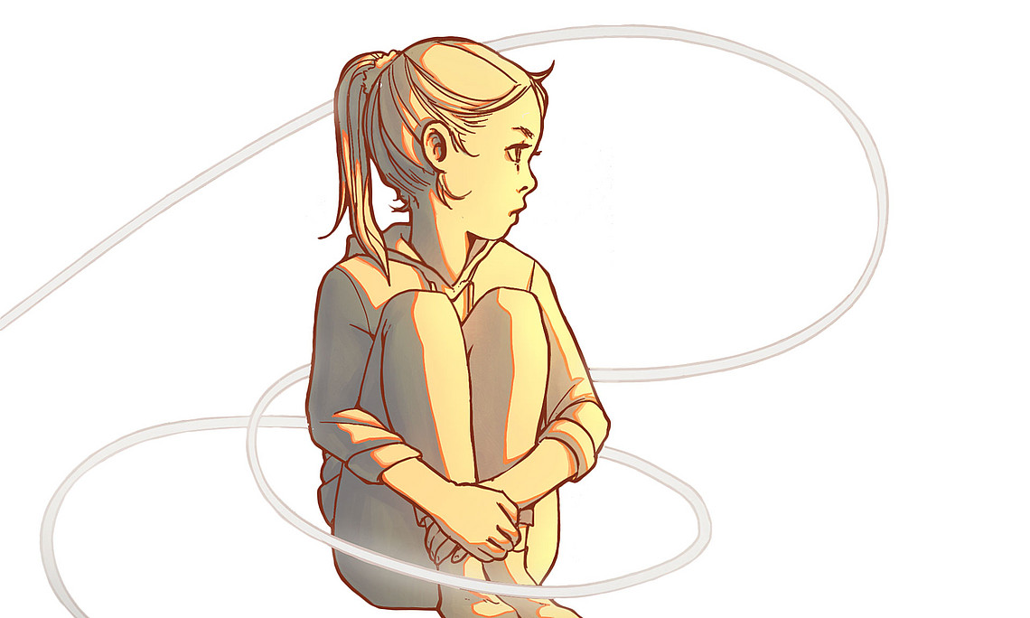 Illustration: Kleines Mädchen
